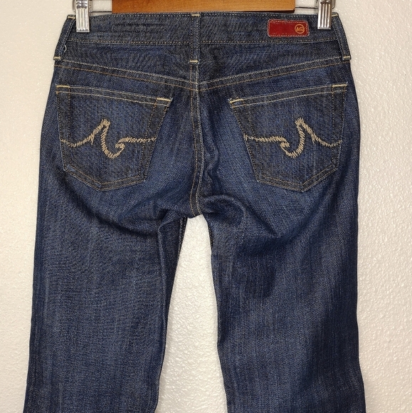 AG Adriano Goldschmied The Club Women's Low Rise Blue Denim Jeans Size 24R - Picture 6 of 16